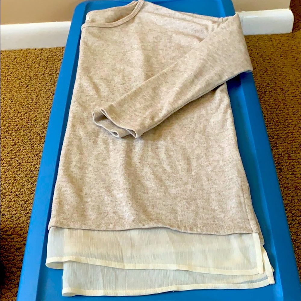 Urban Outfitters Cream long sleeved sweater